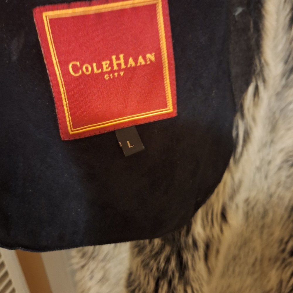 Cole Haan long suede jacket